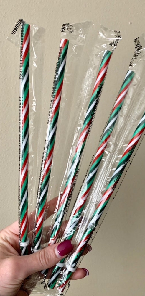 Starbucks Reusable Straws Christmas 2019